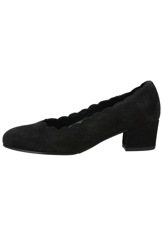 Gabor Pumps Veloursleder Schwarz