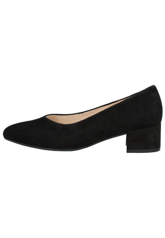 Gabor Pumps Veloursleder Schwarz