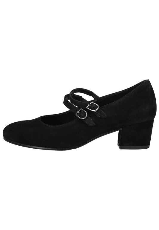 Gabor Pumps Veloursleder Schwarz