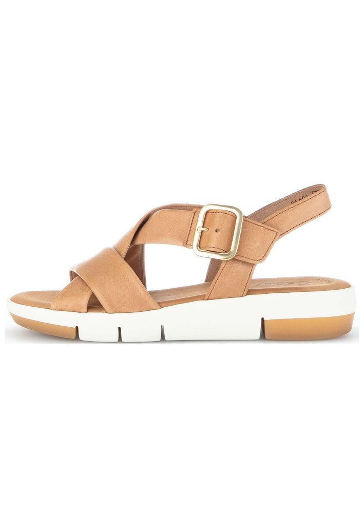 Sandalen Gabor Sandalen Glattleder Cognac
