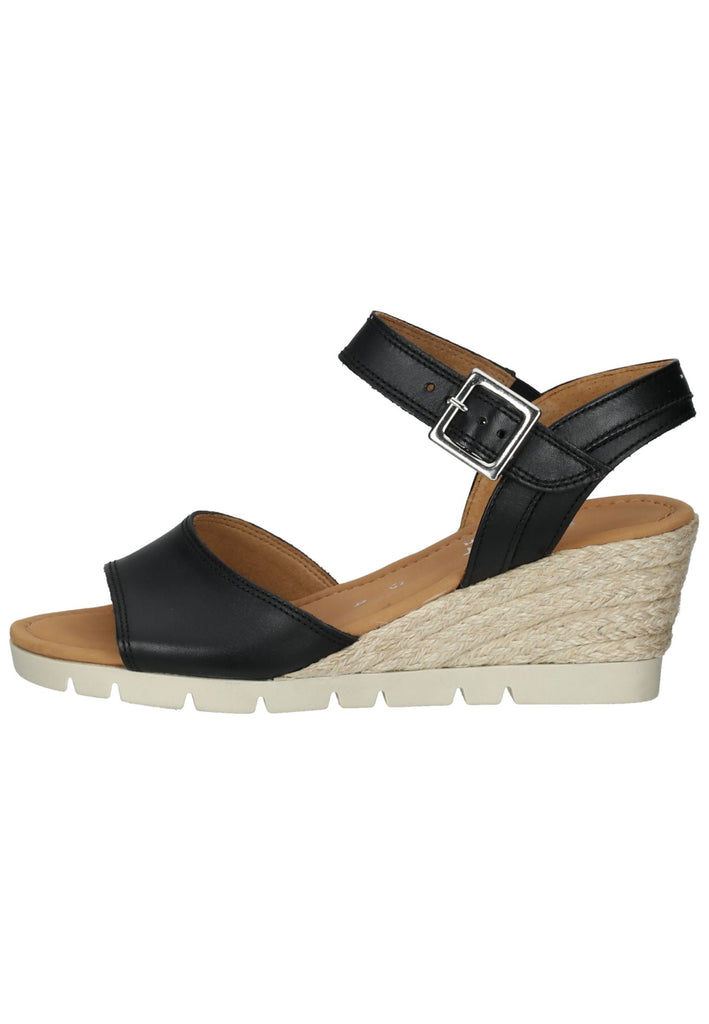 Sandalen Gabor Sandalen Glattleder Schwarz