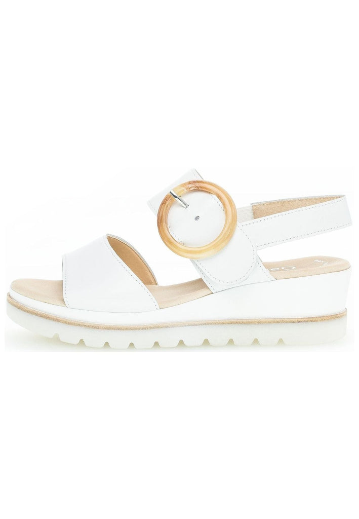 Sandalen Gabor Sandalen Glattleder Weiß