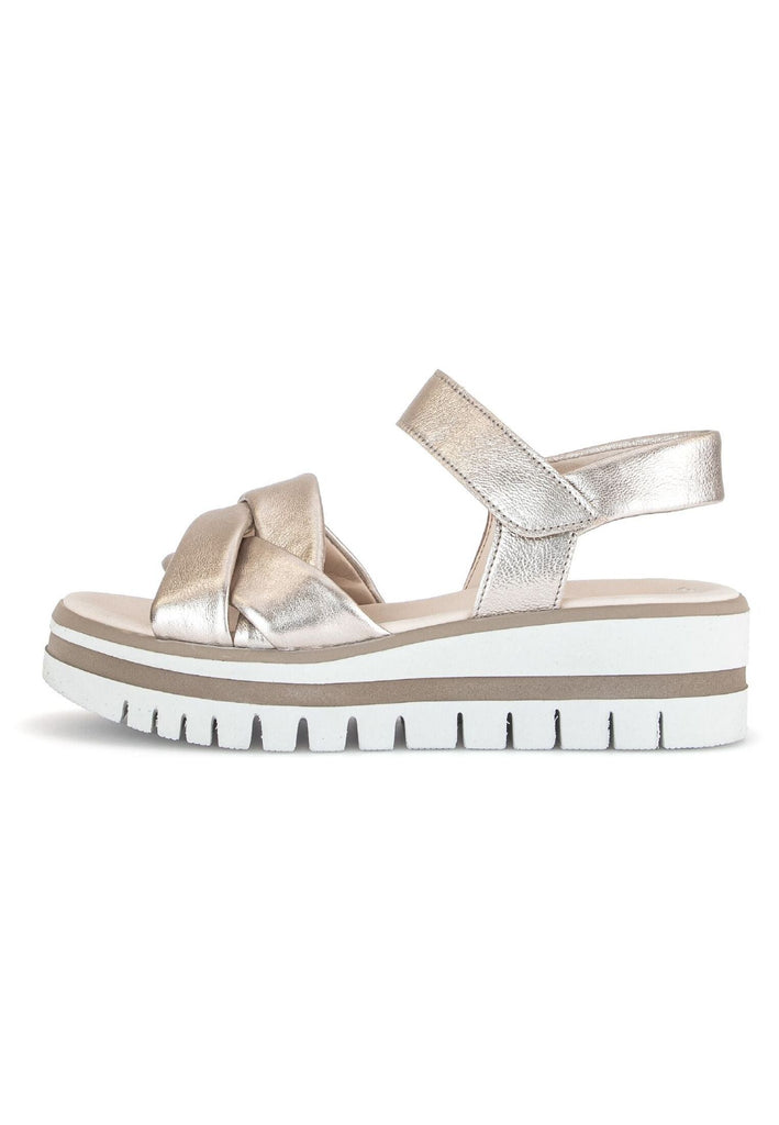 Sandalen Gabor Sandalen Leder Puder