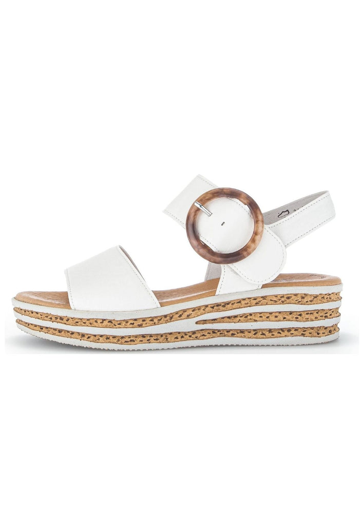 Sandalen Gabor Sandalen Nappaleder Latte