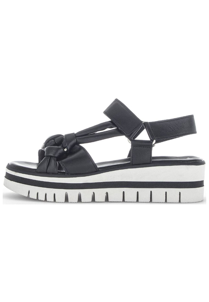 Sandalen Gabor Sandalen Nappaleder Schwarz