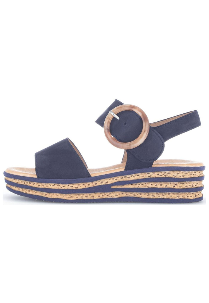 Sandalen Gabor Sandalen Nubukleder Dunkelblau