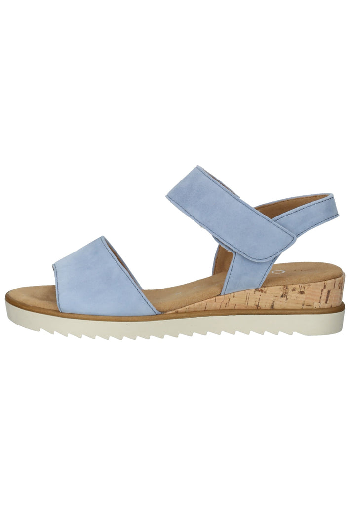 Sandalen Gabor Sandalen Veloursleder Azur