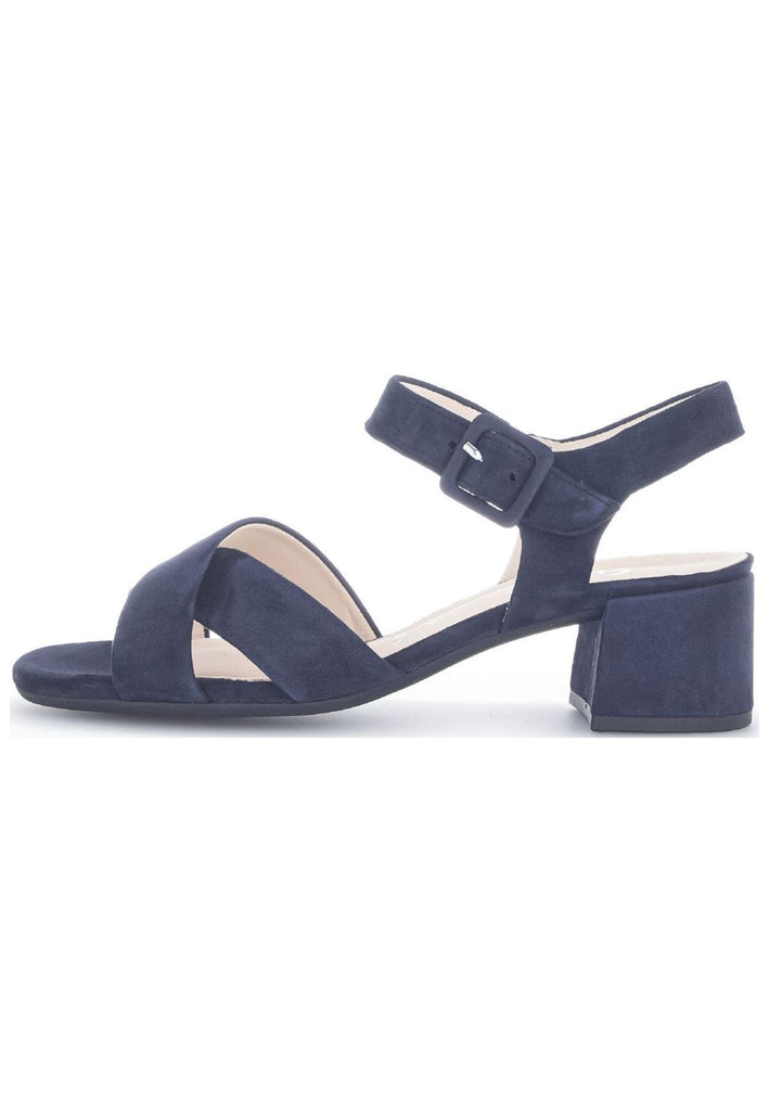 Sandalen Gabor Sandalen Veloursleder Dunkelblau