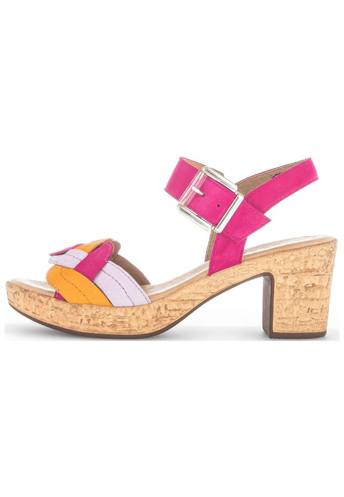 Sandalen Gabor Sandalen Veloursleder Multicolor