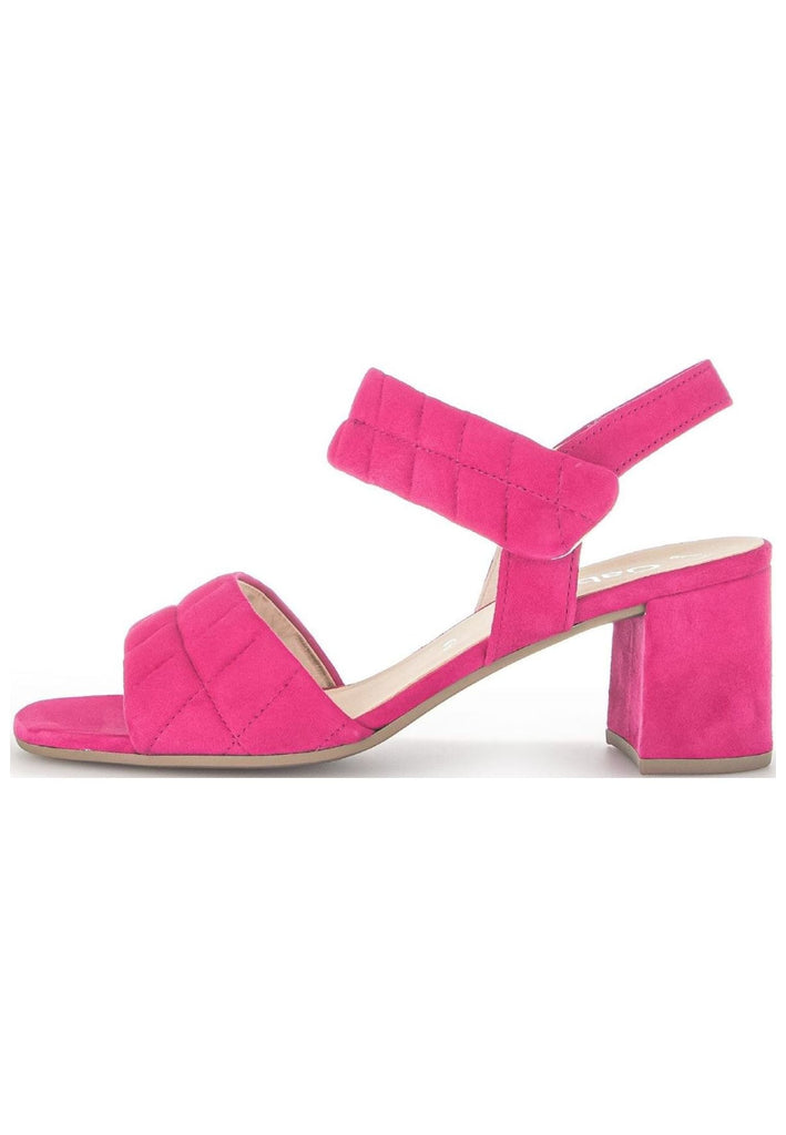 Sandalen Gabor Sandalen Veloursleder Pink