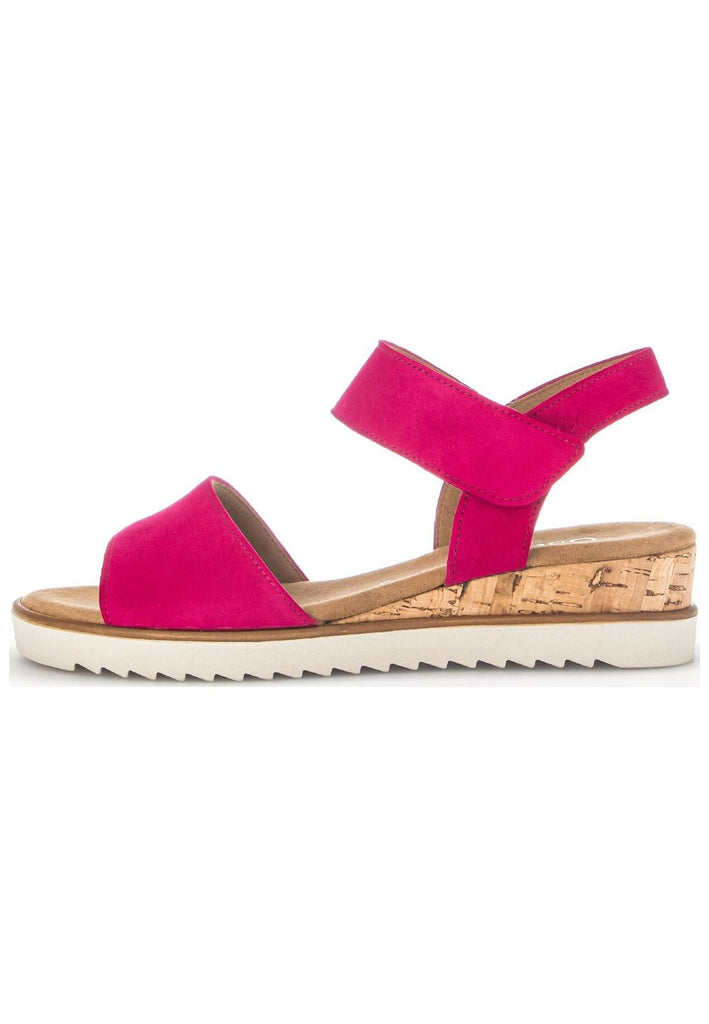 Sandalen Gabor Sandalen Veloursleder Pink
