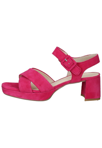 Sandalen Gabor Sandalen Veloursleder Pink