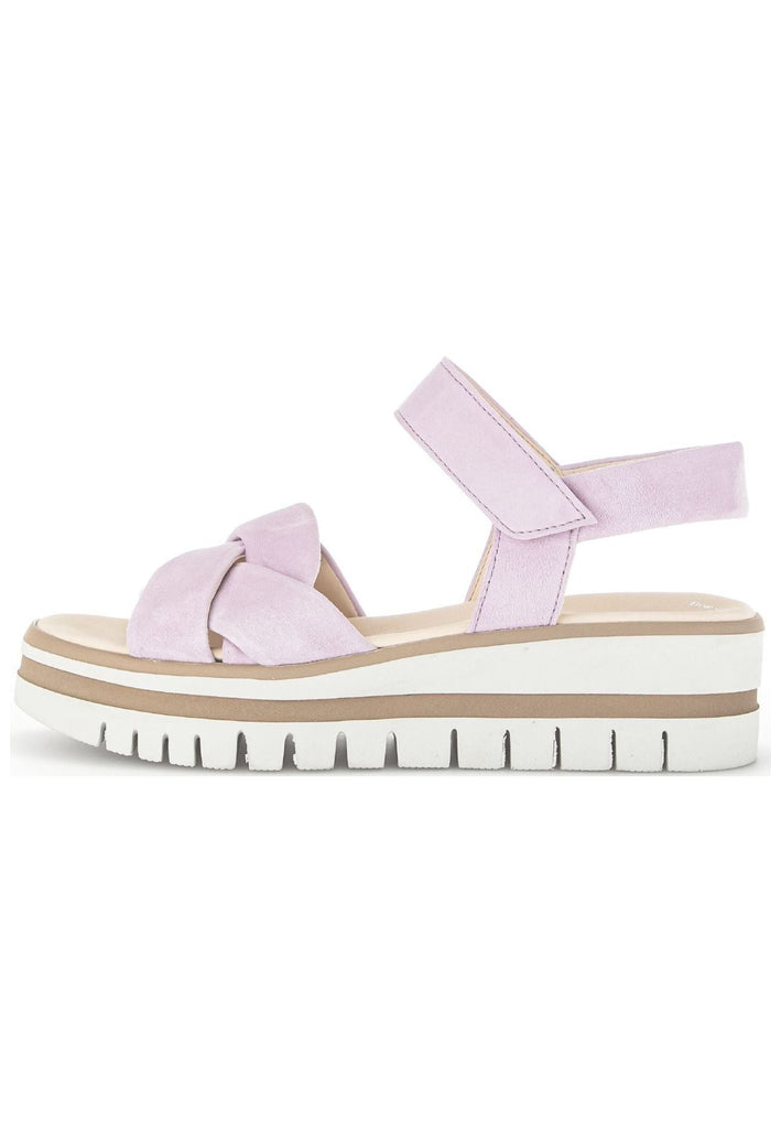 Sandalen Gabor Sandalen Veloursleder Rosa