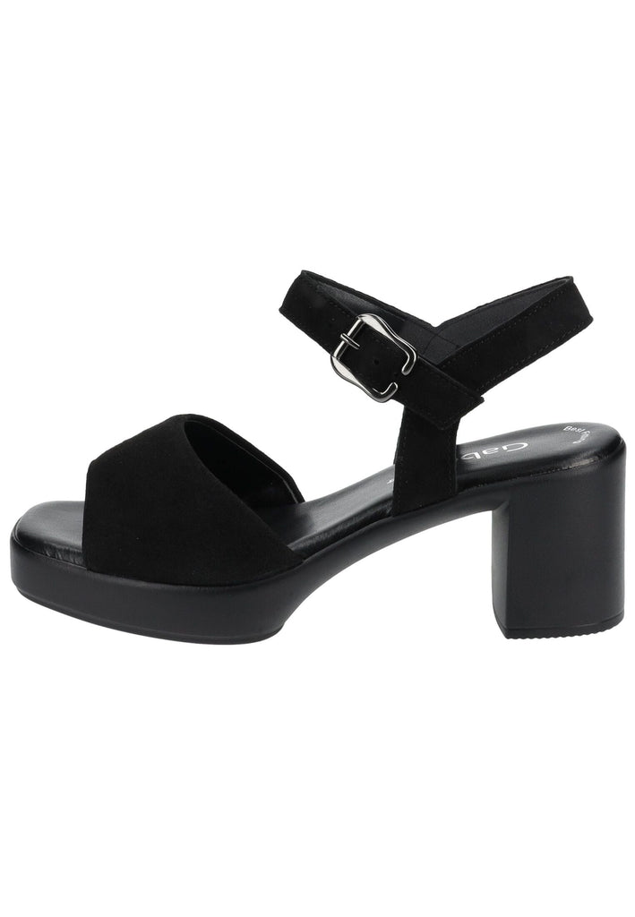 Sandalen Gabor Sandalen Veloursleder Schwarz