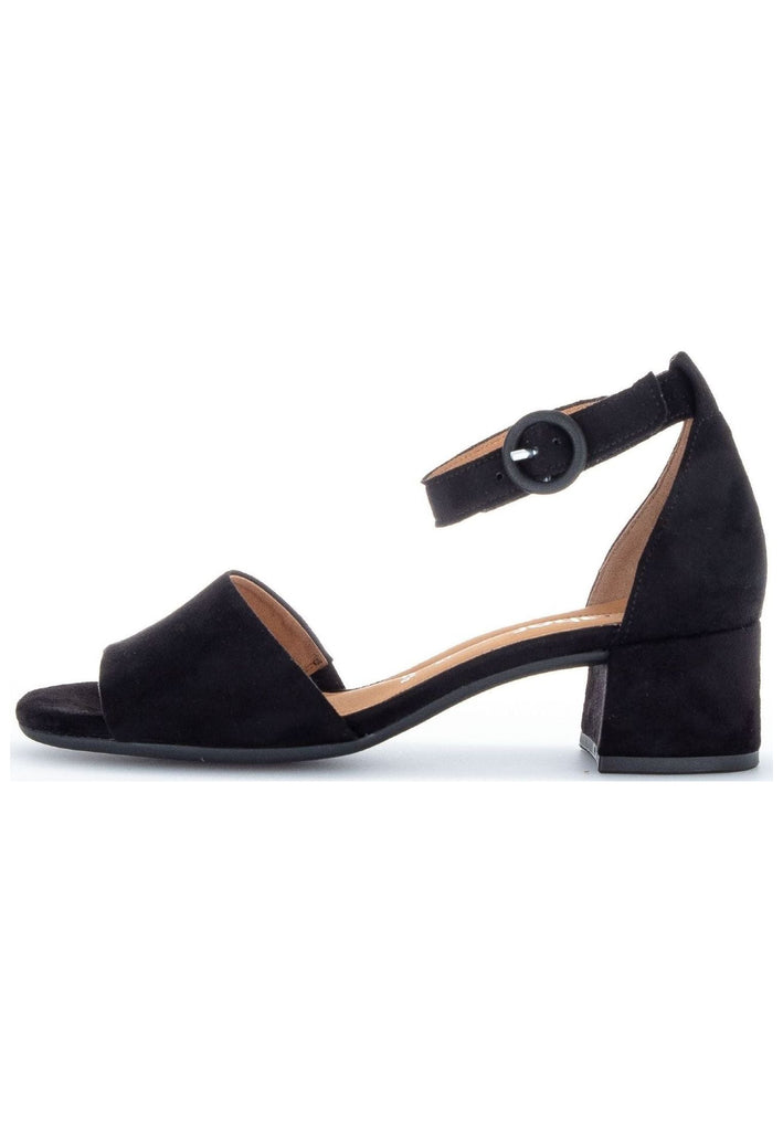 Sandalen Gabor Sandalen Veloursleder Schwarz