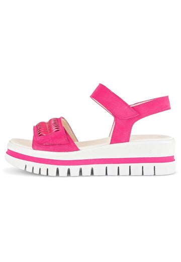 Sandalen Gabor Sandalen Veloursleder/Textil Pink