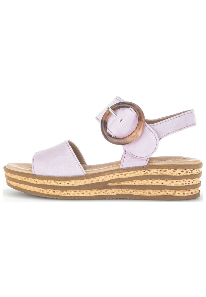 Sandalen Gabor Sandalen Veloursleder Violett
