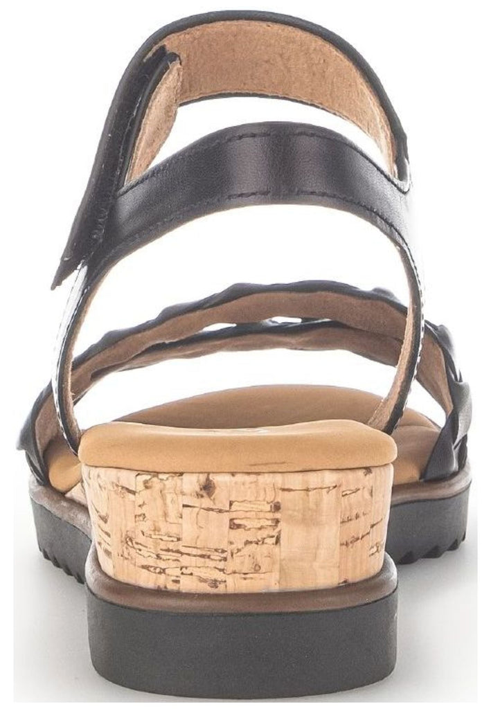 Gabor Sandalen Glattleder Schwarz