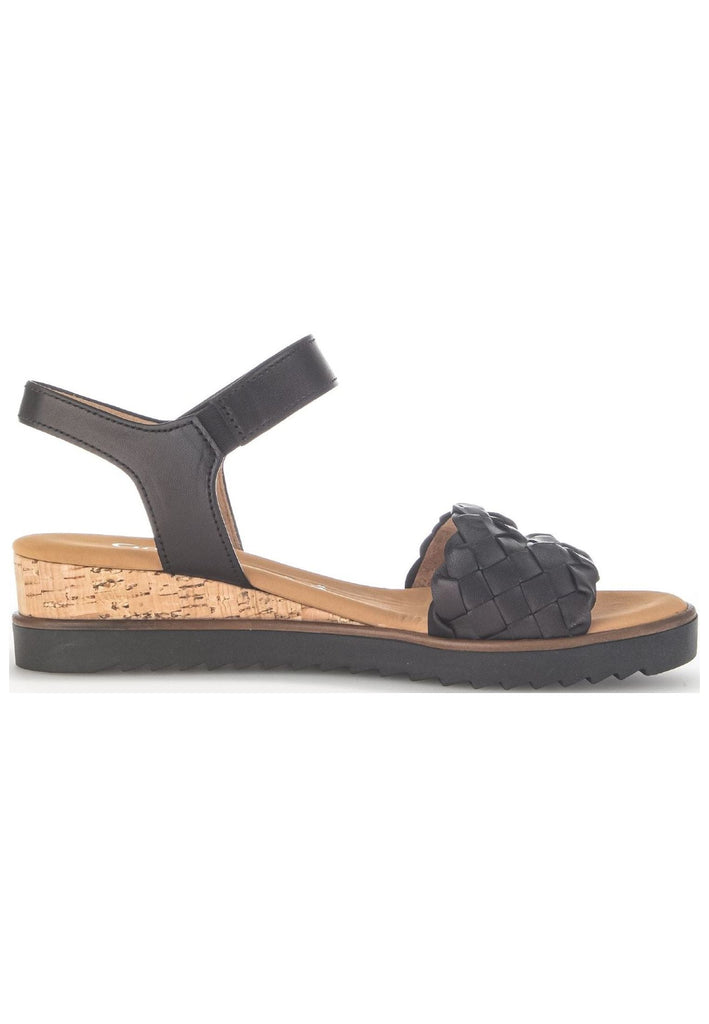 Gabor Sandalen Glattleder Schwarz