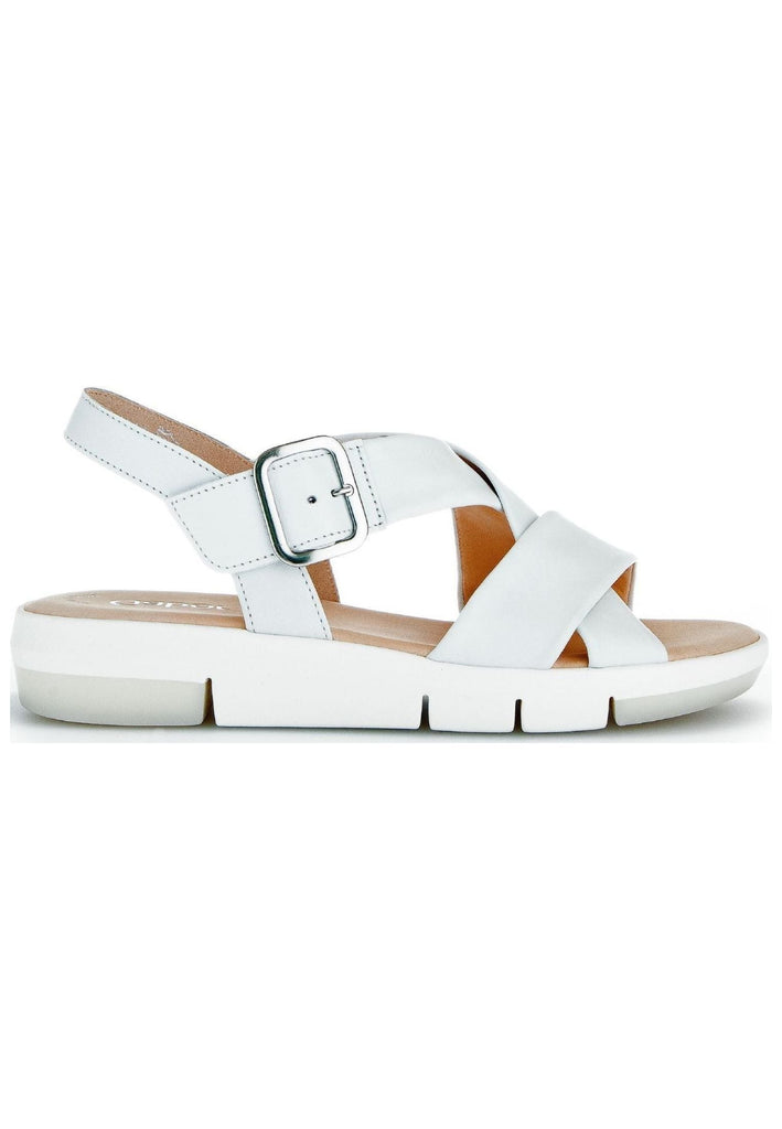 Gabor Sandalen Glattleder Weiß