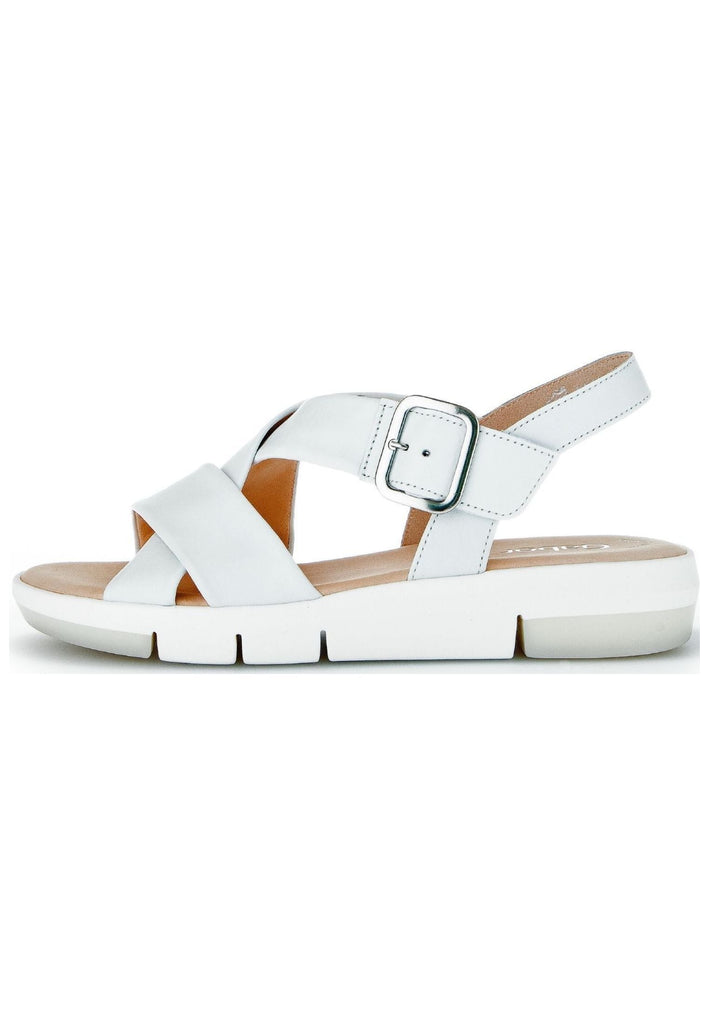 Gabor Sandalen Glattleder Weiß
