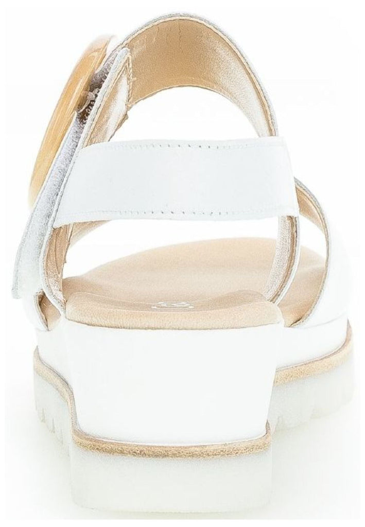 Gabor Sandalen Glattleder Weiß