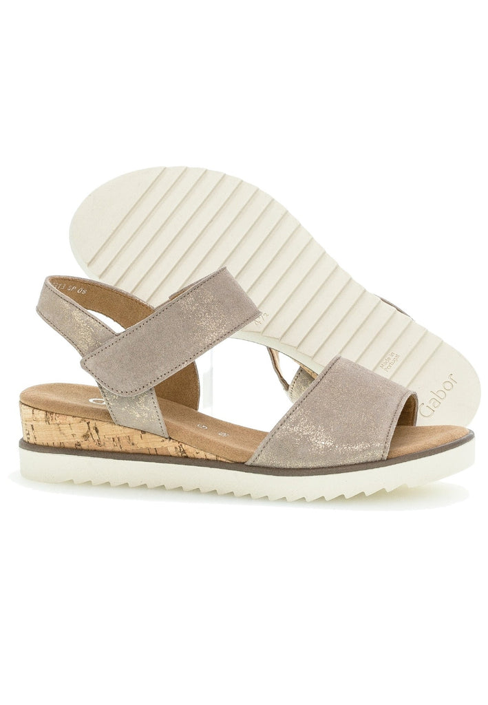 Gabor Sandalen Leder Beige
