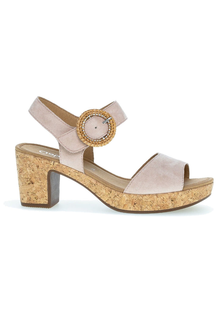 Gabor Sandalen Leder Beige/Rosa