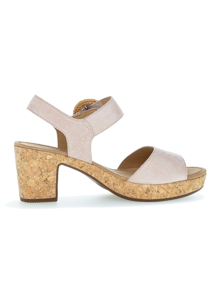 Gabor Sandalen Leder Beige/Rosa
