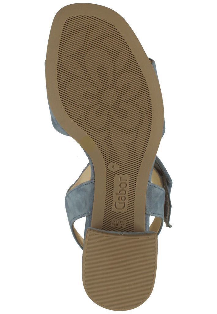 Gabor Sandalen Leder Blau