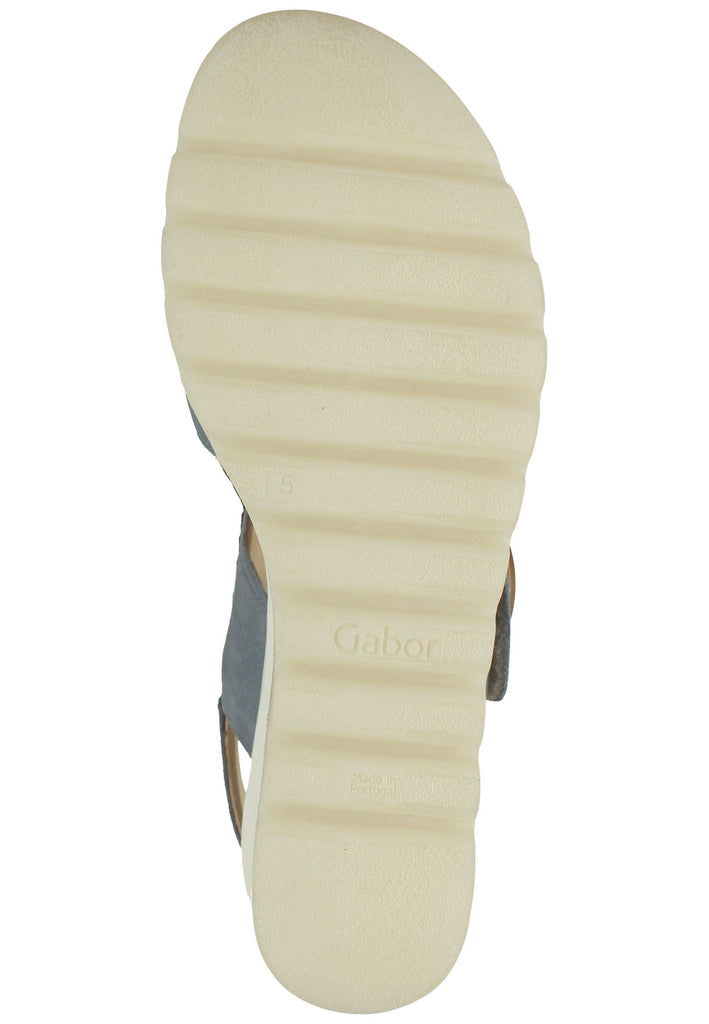 Gabor Sandalen Leder Blau