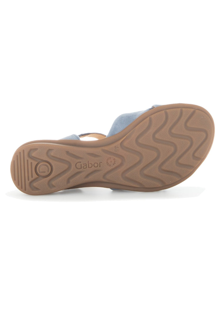 Gabor Sandalen Leder Blau