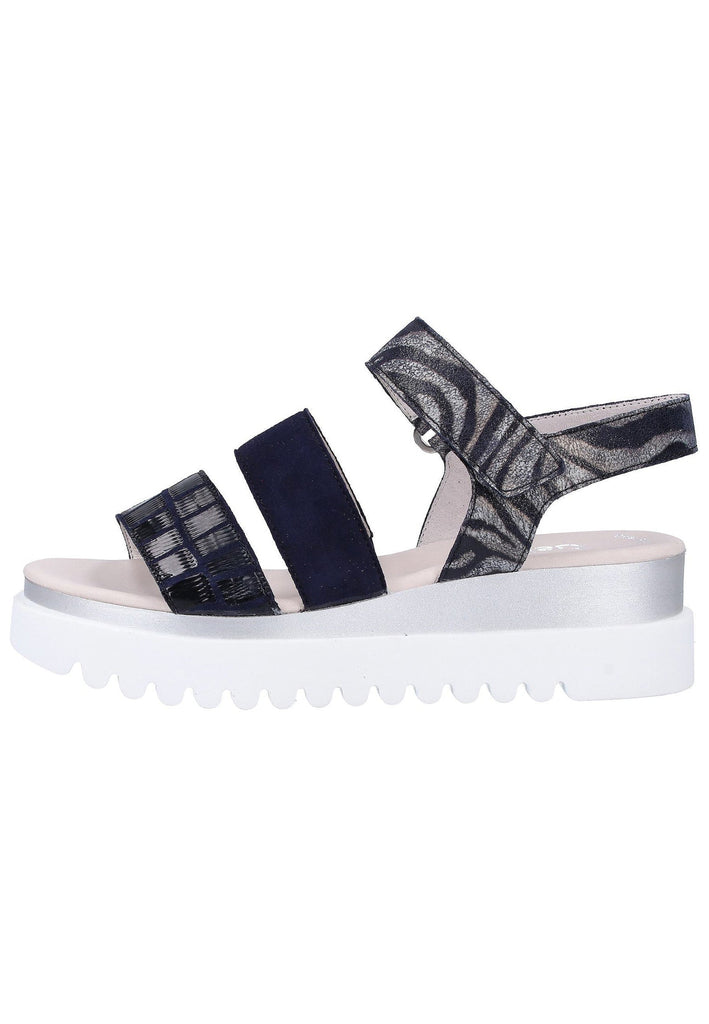 Gabor Sandalen Leder Blau