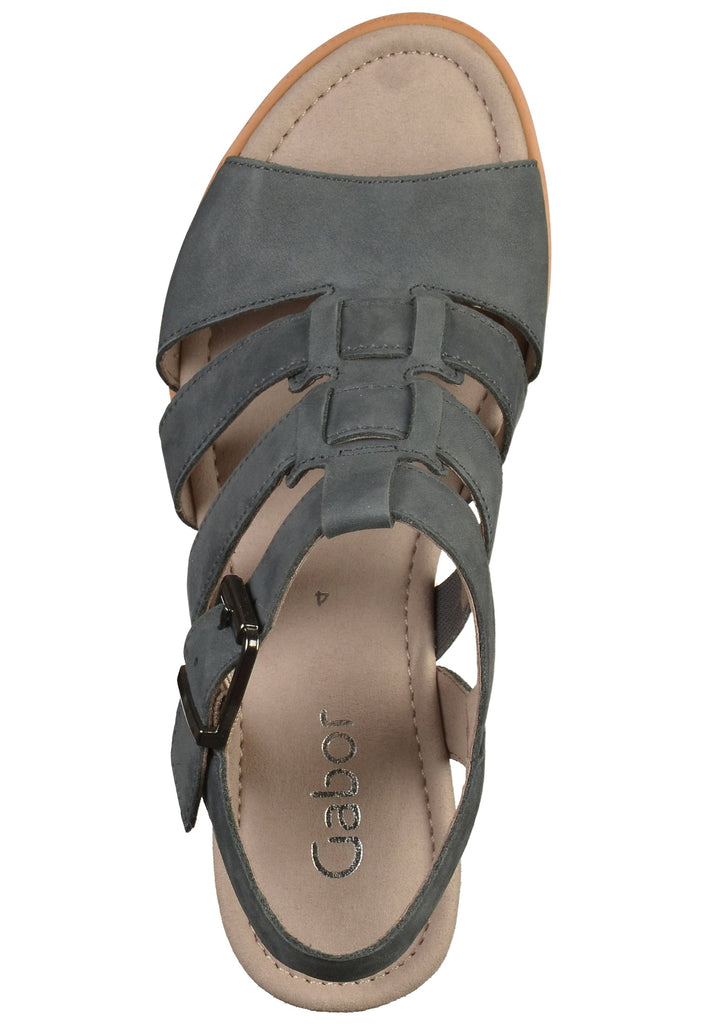 Gabor Sandalen Leder Blau