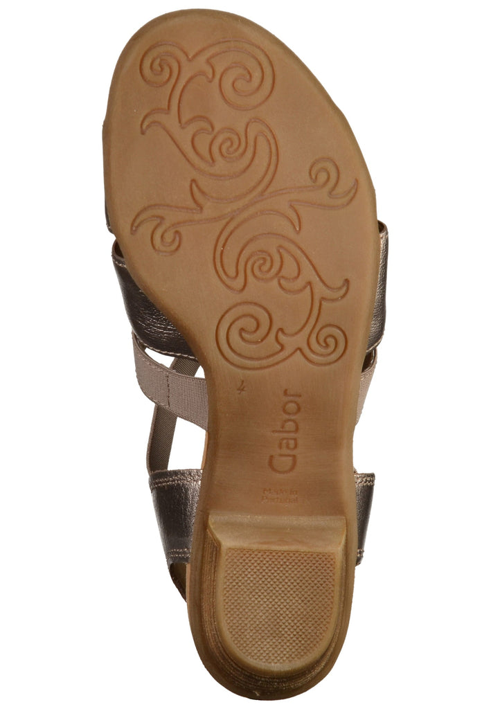 Gabor Sandalen Leder Bronze