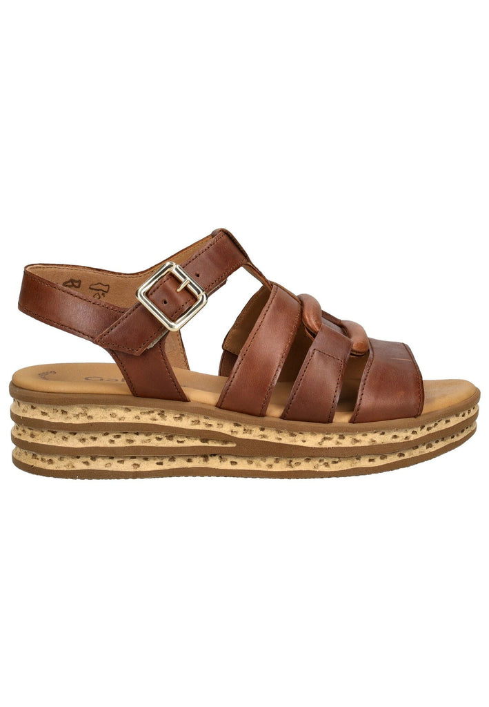 Gabor Sandalen Leder Camel