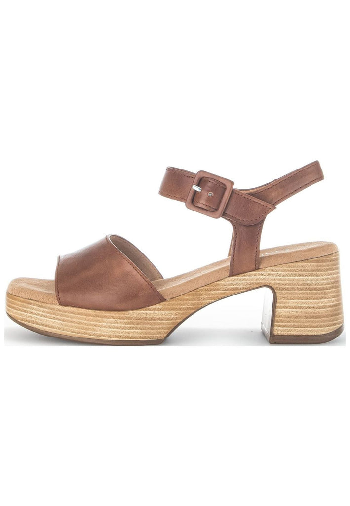 Gabor Sandalen Leder Camel