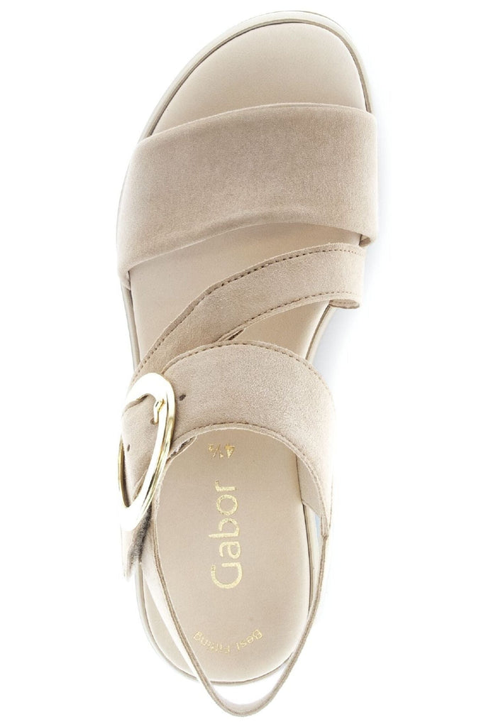 Gabor Sandalen Leder Caramel