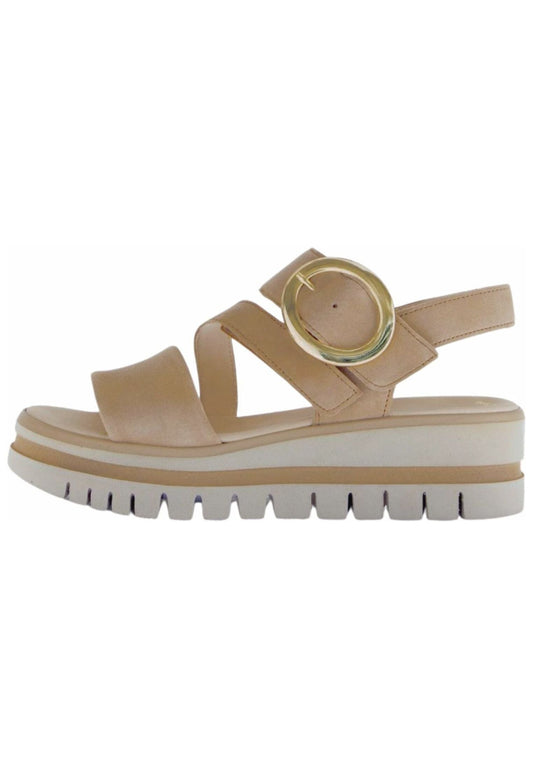 Gabor Sandalen Leder Caramel