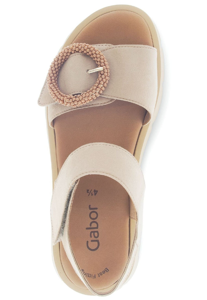 Gabor Sandalen Leder Caramel