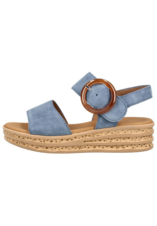 Gabor Sandalen Leder Denim