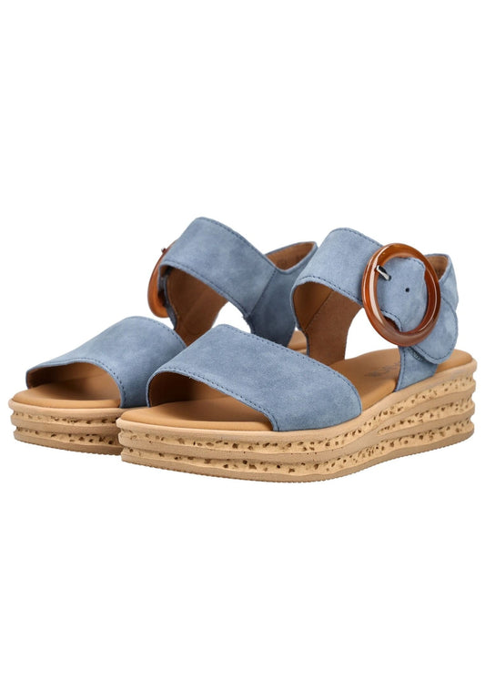 Gabor Sandalen Leder Denim
