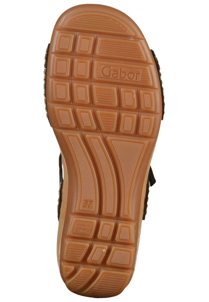 Gabor Sandalen Leder Dunkelblau