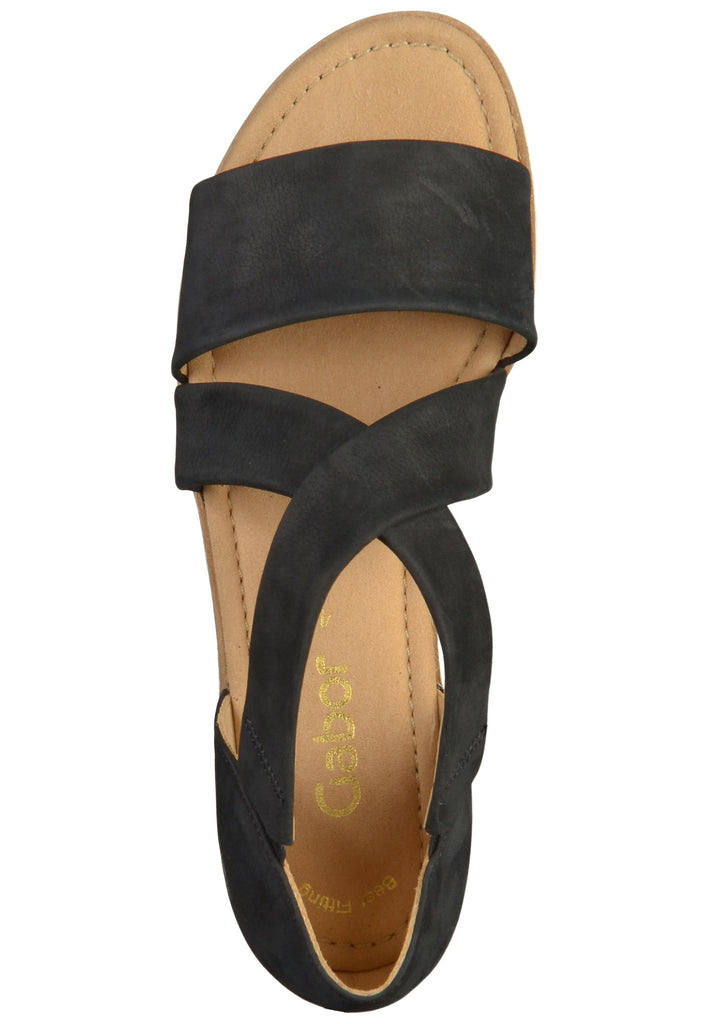 Gabor Sandalen Leder Dunkelblau