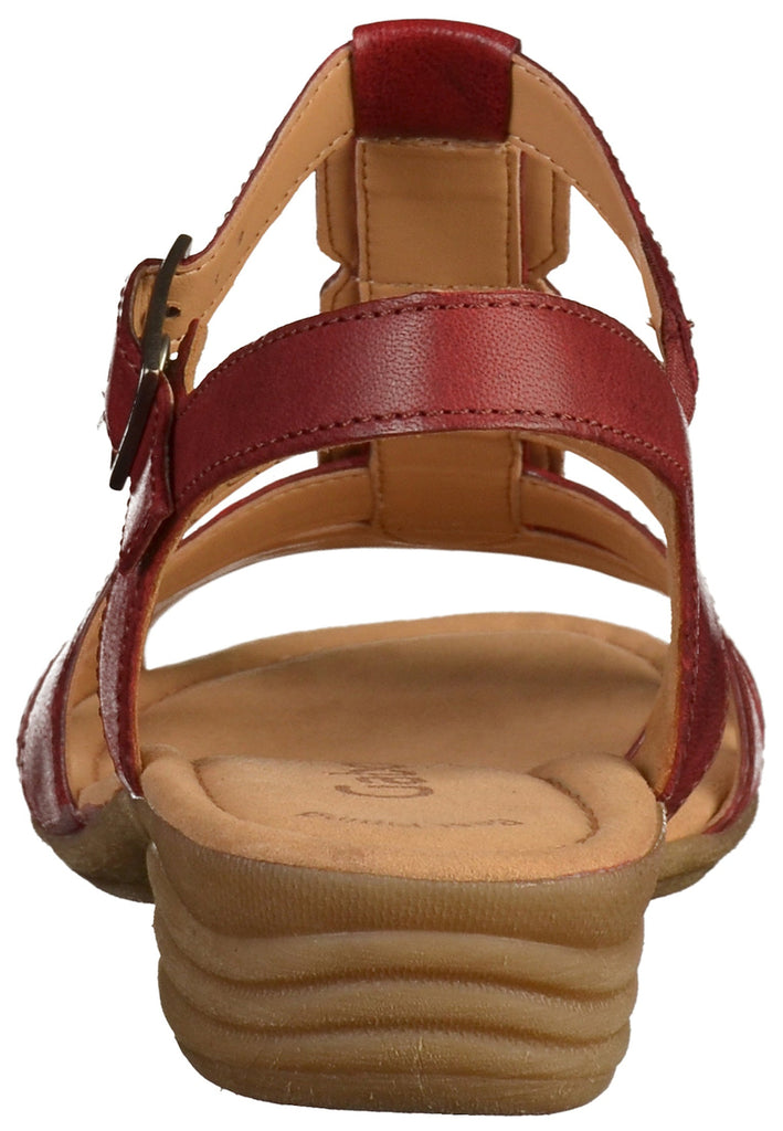 Gabor Sandalen Leder Dunkelrot