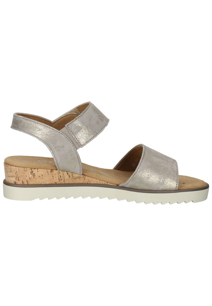 Gabor Sandalen Leder Grau
