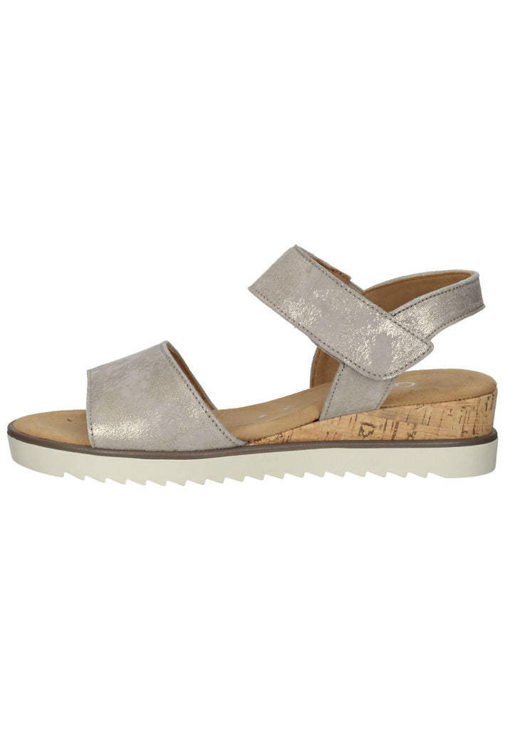 Gabor Sandalen Leder Grau