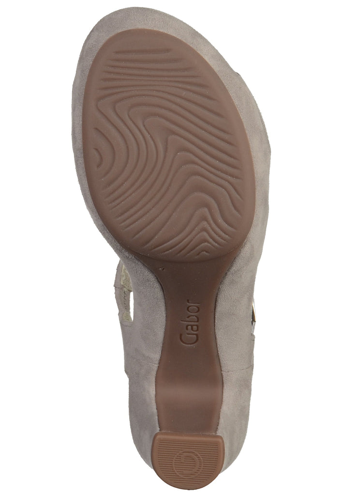 Gabor Sandalen Leder Grau