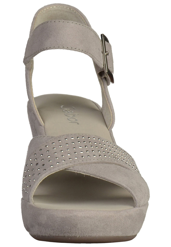 Gabor Sandalen Leder Grau