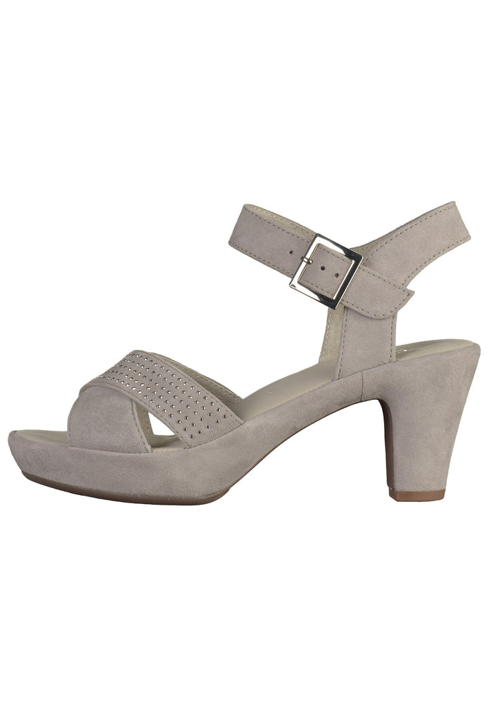 Gabor Sandalen Leder Grau